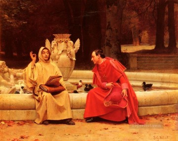  Academic Oil Painting - A Fine Point academic painter Jehan Georges Vibert
